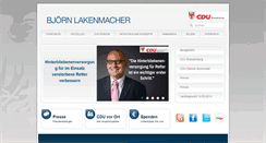 Desktop Screenshot of bjoernlakenmacher.de